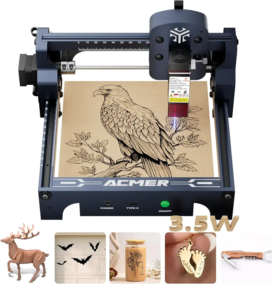 ACMER S1 3500mW Compact Engraver