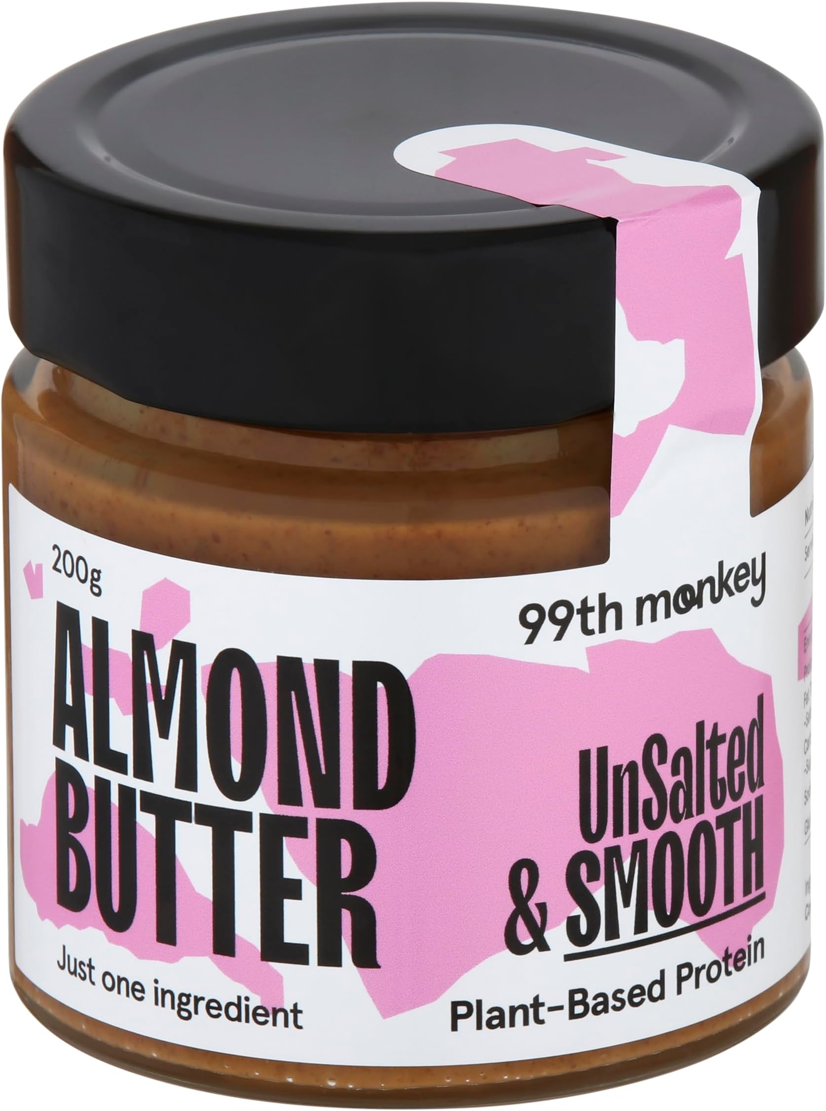 99TH Monkey Natural Almond Butter 200 g