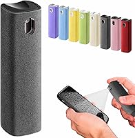 Vista 11 de Mini spray limpiador de pantalla – Limpiador de pantalla a prueba de dedos para teléfonos inteligentes, iPads, MacBooks, laptops, pantallas de Azul