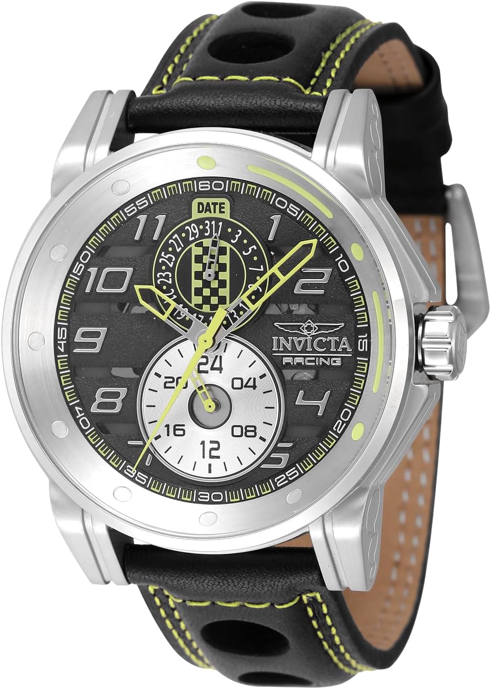 Invicta Racing Stainless Steel Men's Quartz Watch - 46mm