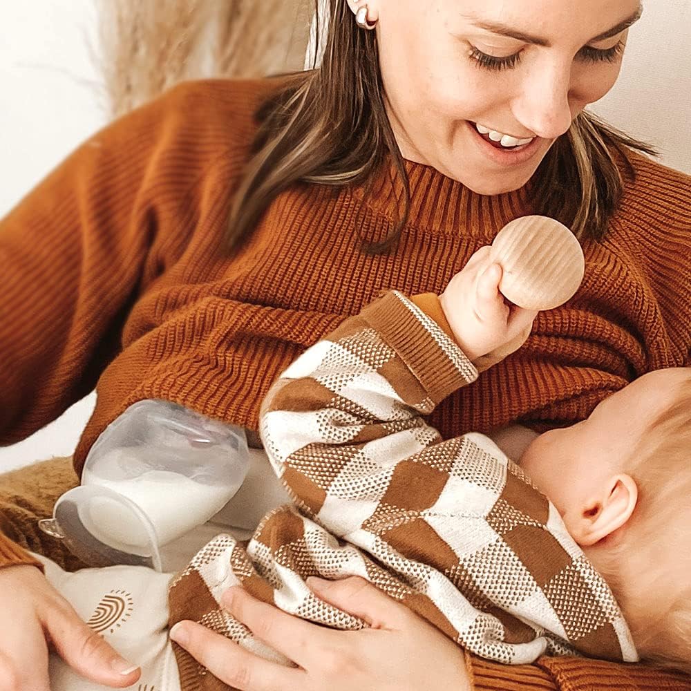 haakaa Manual Breast Pump 5oz/150ml & Silicone Colostrum Collector Kit Ready-to-Use Pack (0.1oz/4ml, 6pcs)