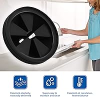 Vista 3 de Eliminación de basura, protector contra salpicaduras, deflector de fregadero, accesorios de piezas de triturador de desechos de alimentos, tapones