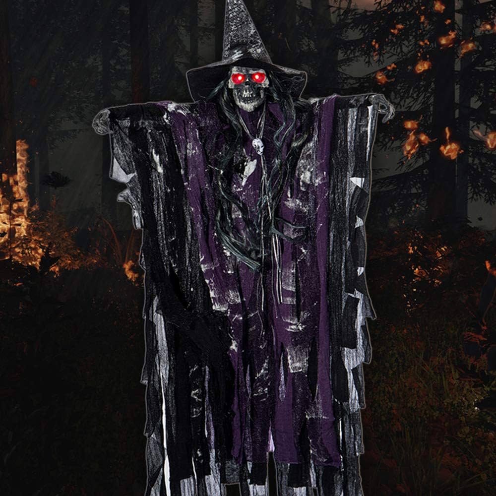 Amazon.co.jp: Wrightjp ハロウィン 飾り グッズ 発光 発声 超リアル