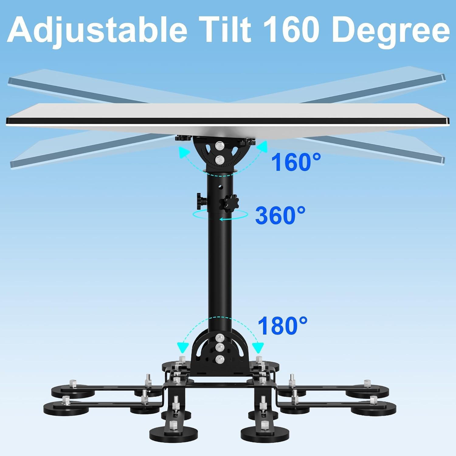 Starlink Gen 3 Heavy Duty Pivot Magnetic Roof Mounting Kit, Up to 493 lbs of Suction Power, Starlink Internet Satellite Mount, Compatible with Starlink Standard Gen3(V3) Dish