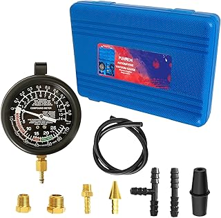 Auto Vacuum Gauge Fuel Pump and Vacuum Tester Gauge Kit