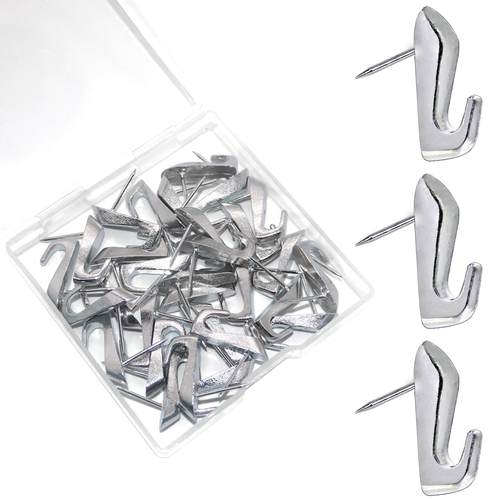 Kit para colgar cuadros con clavos de tacón alto de yeso y ganchos de pared