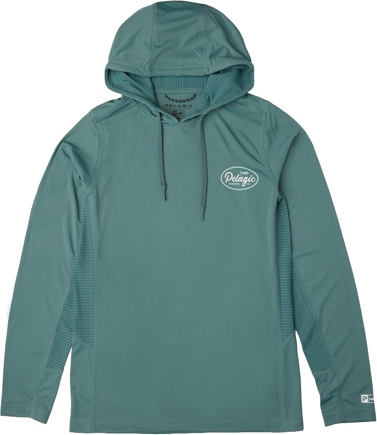 PELAGIC Youth Vaportek Circled Hooded Fishing Shirt