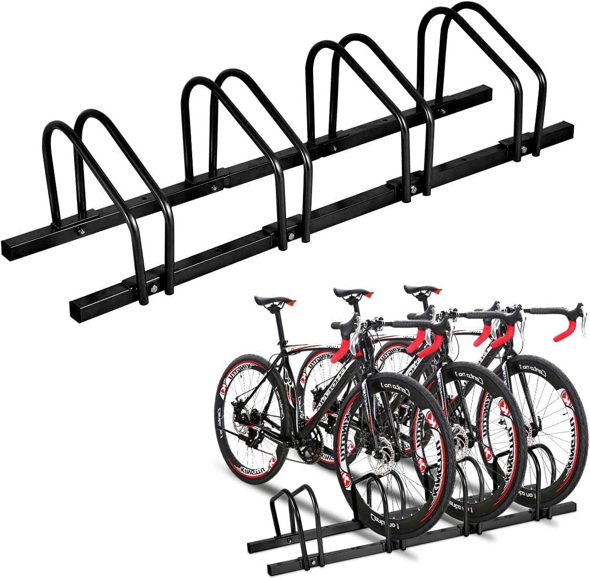 COSTWAY 4/5/6 Bike Rack Steel Bicycle