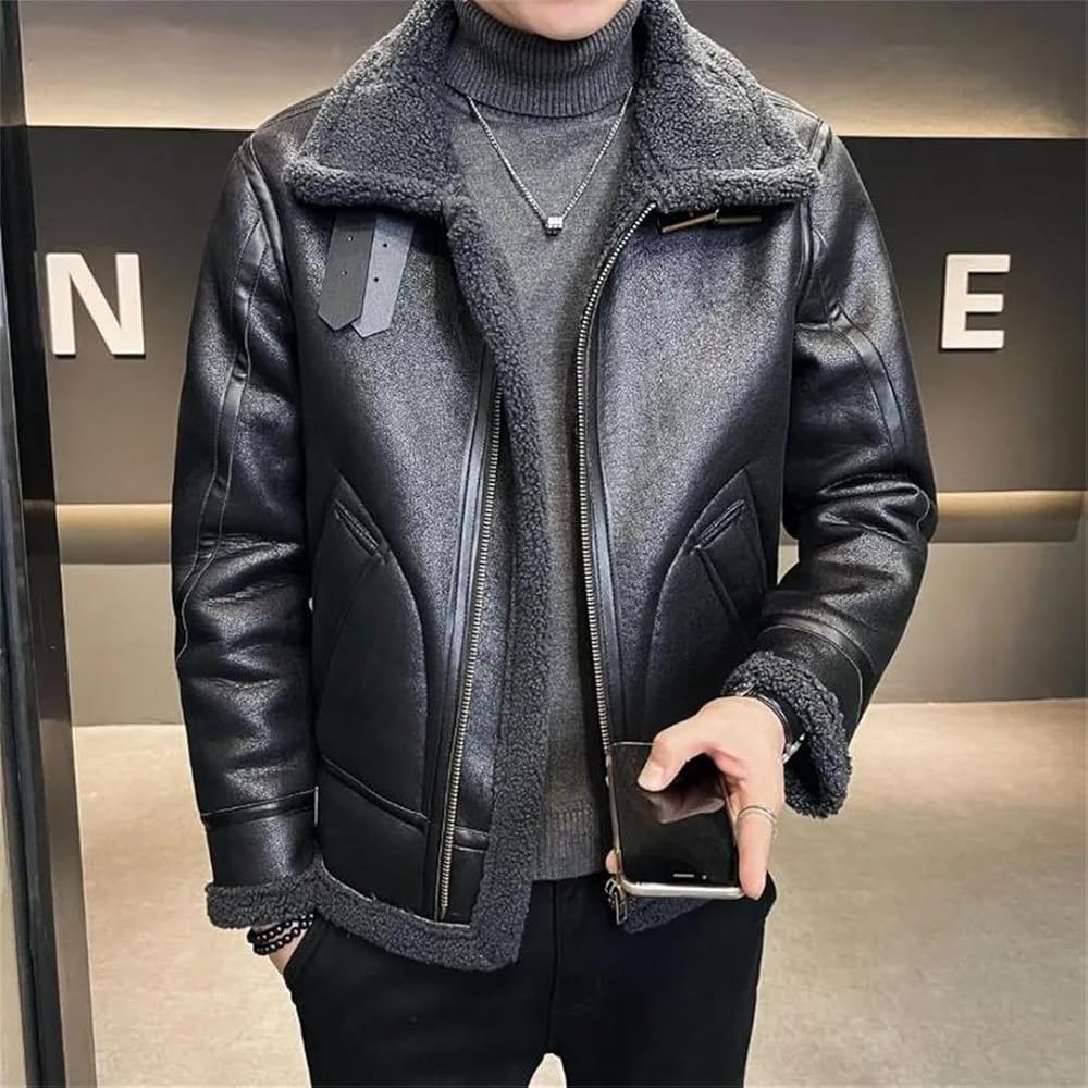ジャケット・アウター HELK FUR LEATHER JACKET ジャケット