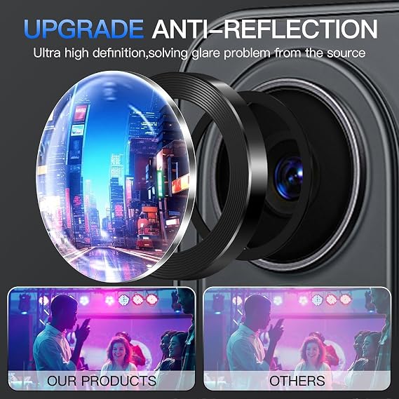 Rongep Samsung Galaxy S26 için Kolay Kurulum Aparatlı Kamera Lens Koruyucu 9H Temperli Cam HD Görüntü Darbelere Karşı S26 Koruyucu Alüminyum Alaşım Çerçeve S26 Kamera Koruma (Siyah)