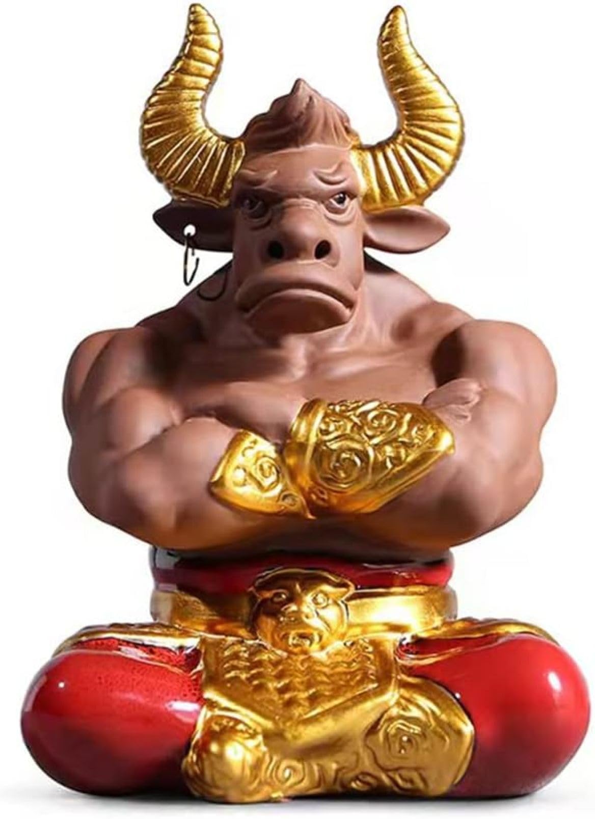 Amazon.co.jp: 牛魔王 きゅうまおう 勢が強い 悪魔 妖怪 西遊記 置物