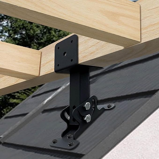 Soporte ajustable para vigas de pérgola en acero carbono miniatura 6