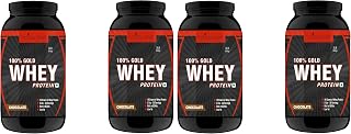 nature's velvet Lifecare Gold Standard 100% Whey, Double Rich Chocolate, 2lb (1+1) (Pack of 2) Price In India