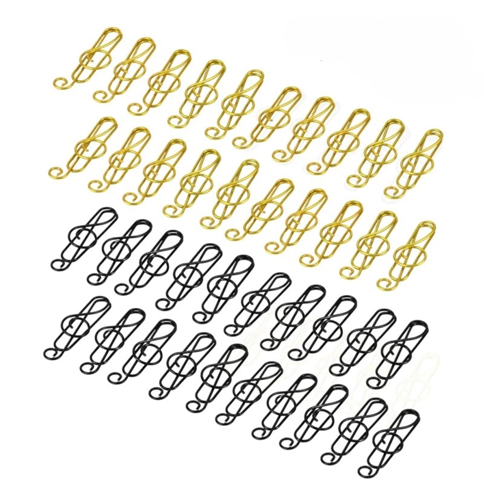 Büroklammern, 20/40-Notiz-Büroklammern, dekorative Bindemittelformen, Schreibwarenklammern(40PCS Mix)