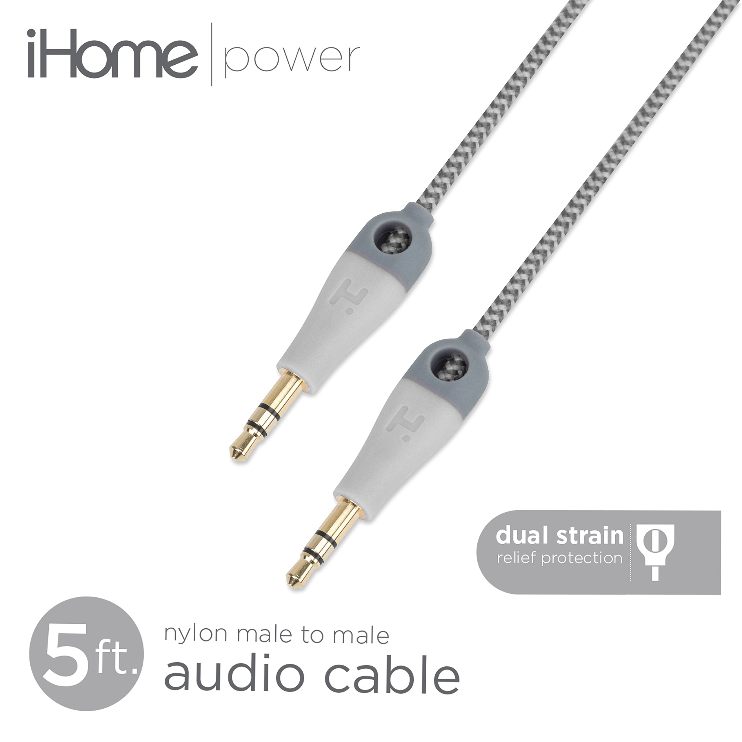 iHome Otros cables para teléfonos inteligentes/universales, color blanco