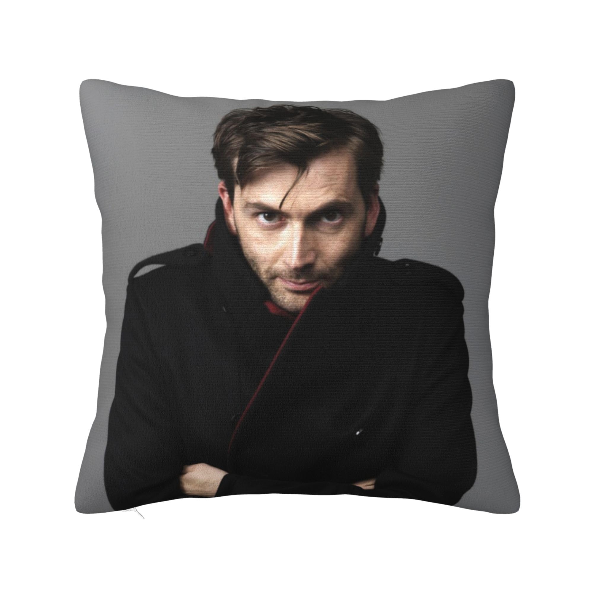 Ezkyztlw As Pic David Star Tennant Square Pillowcases Pillow Case Cushion Garden Cushion Super Soft For Sofa Couch Bed Office 20"X20"