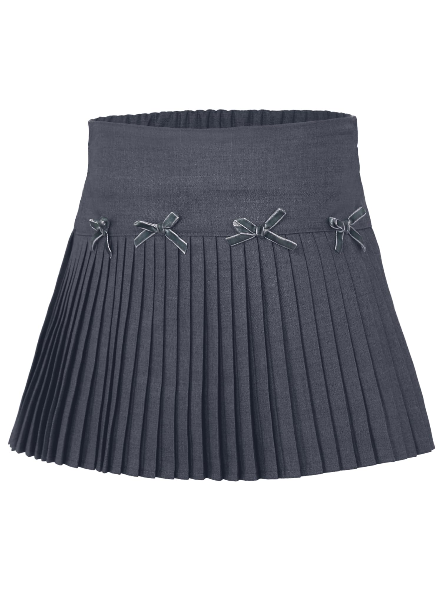 Aislor Falda Plisada De Uniforme Escolar Niñas Minifalda De Cintura Alta A-Line Falda Escolar Básica Falda De Deportiva Tenis