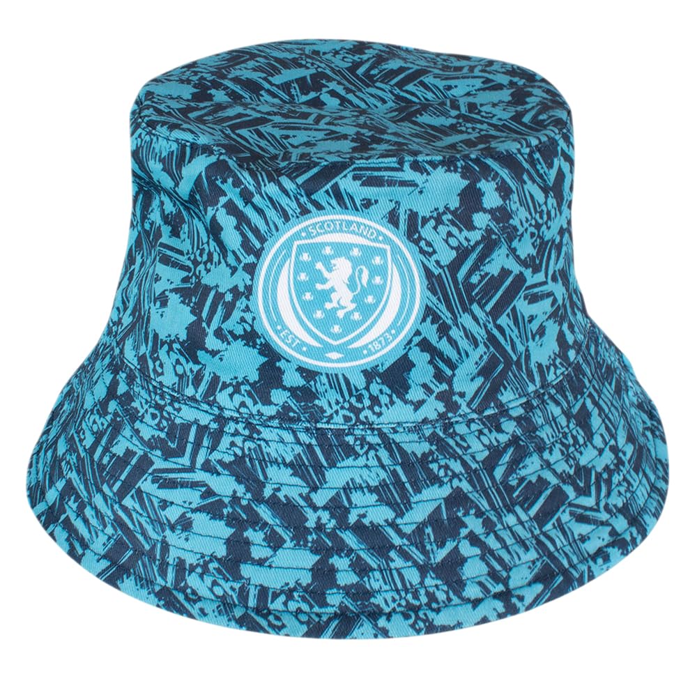 Scottish FA Unisex Scotland Bucket Hat, Blue