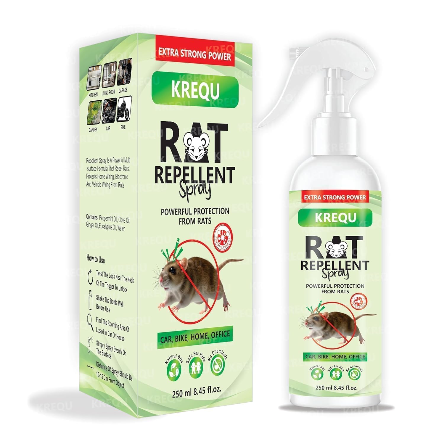 Rat Repellent Spray for Car Home Office, Rat Repellent Car D221
