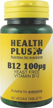 Health Plus B12 100 g Vitamin B12 supplement 90 tablets