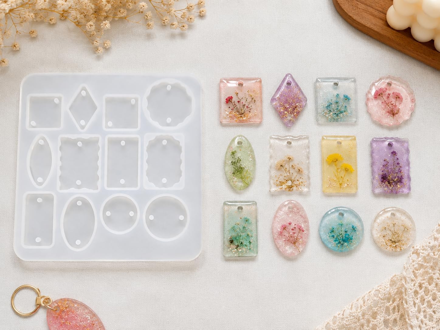 ART RANGER Rakhi Mould Resin Art Silicone Casting Mould Epoxy Mold Silicon DIY Rakhi Bracelet Jewellery Design. (Multi Design)-image-40