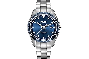 Rado Men's HyperChrome Quartz Blue Dial Steel Watch: R32502203 - Precision Timekeeping Meets Modern Sophistication