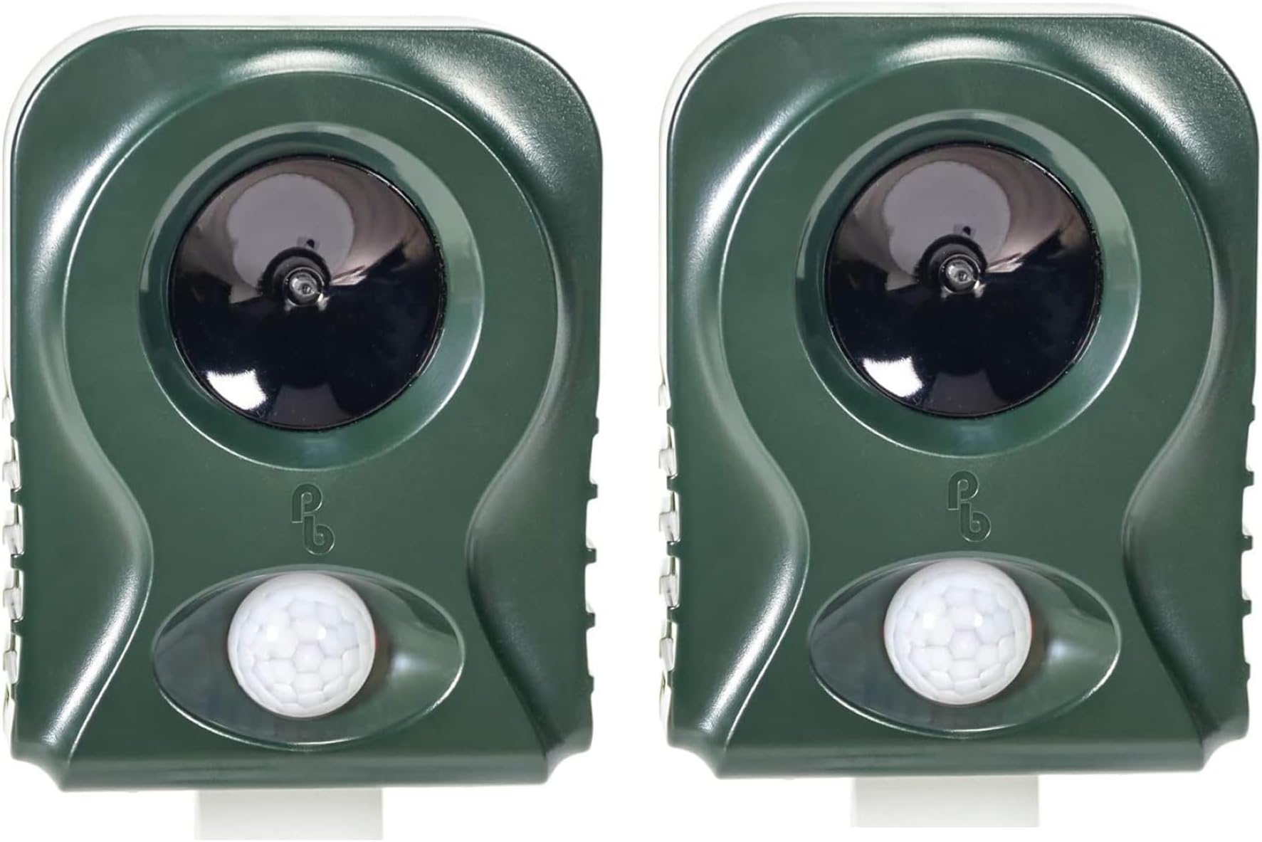 Pestbye Battery Operated Cat Repellent V2 - Easy To Use Ultrasonic Cat Scarer with HyperResonance Frequency - Set of 2