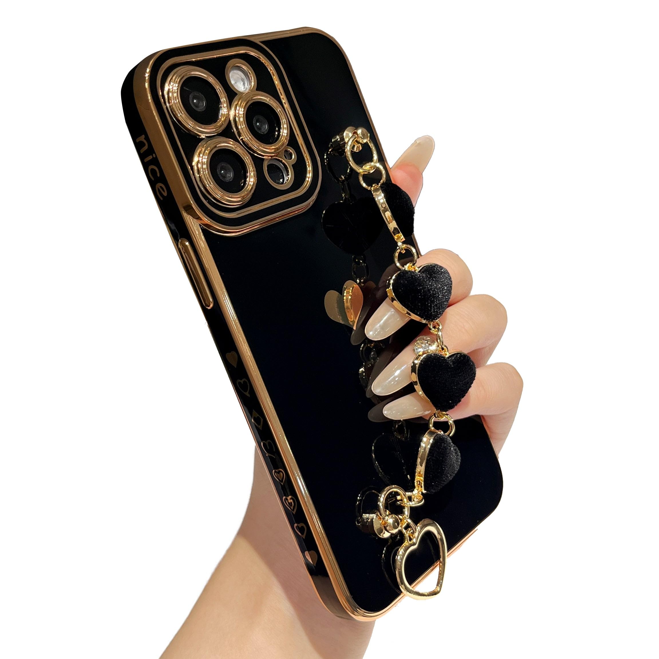 Amazon.com: Caseative for iPhone 14 Pro Max Case, Black | Cute