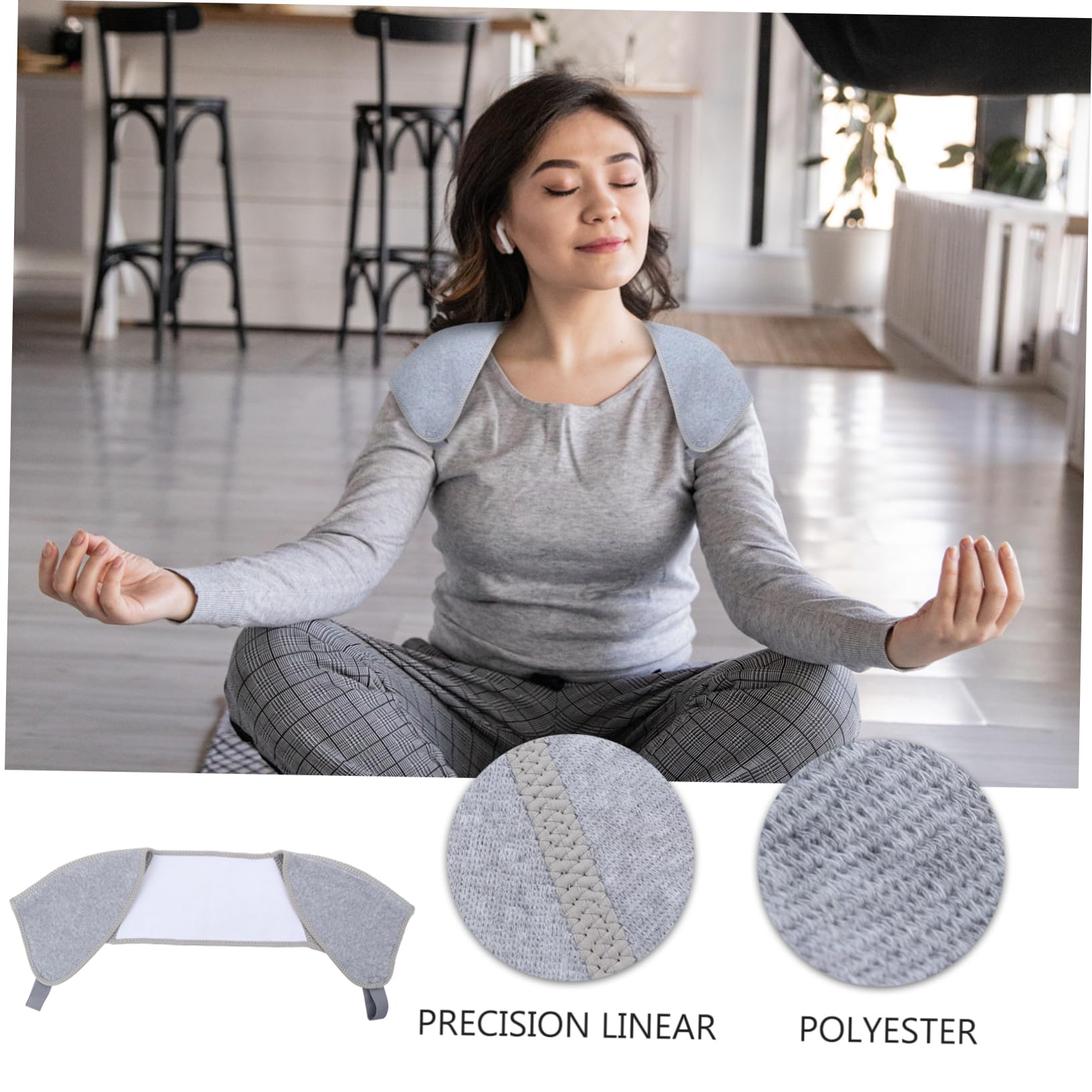 BESTYASH 1pc Charcoal Shoulder Support Brace Warm and Breathable Shoulder Protector for Sports Fitness Gentle Compression for Joint Relief Ergonomic Design