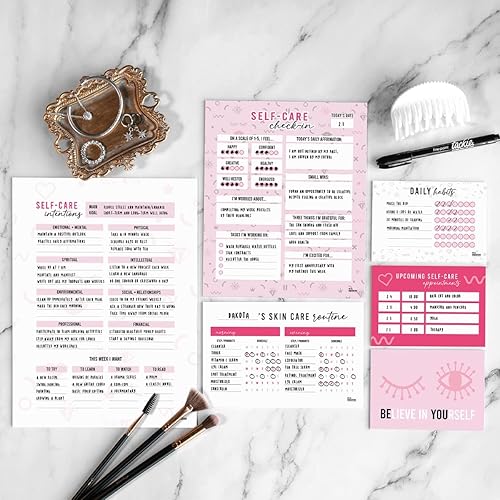 Miniatura 2 de MC Squares - Organizador de rutina reutilizable de belleza y cuidado personal con marcador de pegajosidad sin manchas  Se adhiere al acero