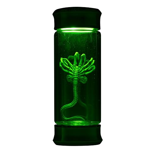 Alien Critter Embryo in Jar Glass Bottle with Display Box 8” Collectible Movie Prop Replica for Halloween Costume
