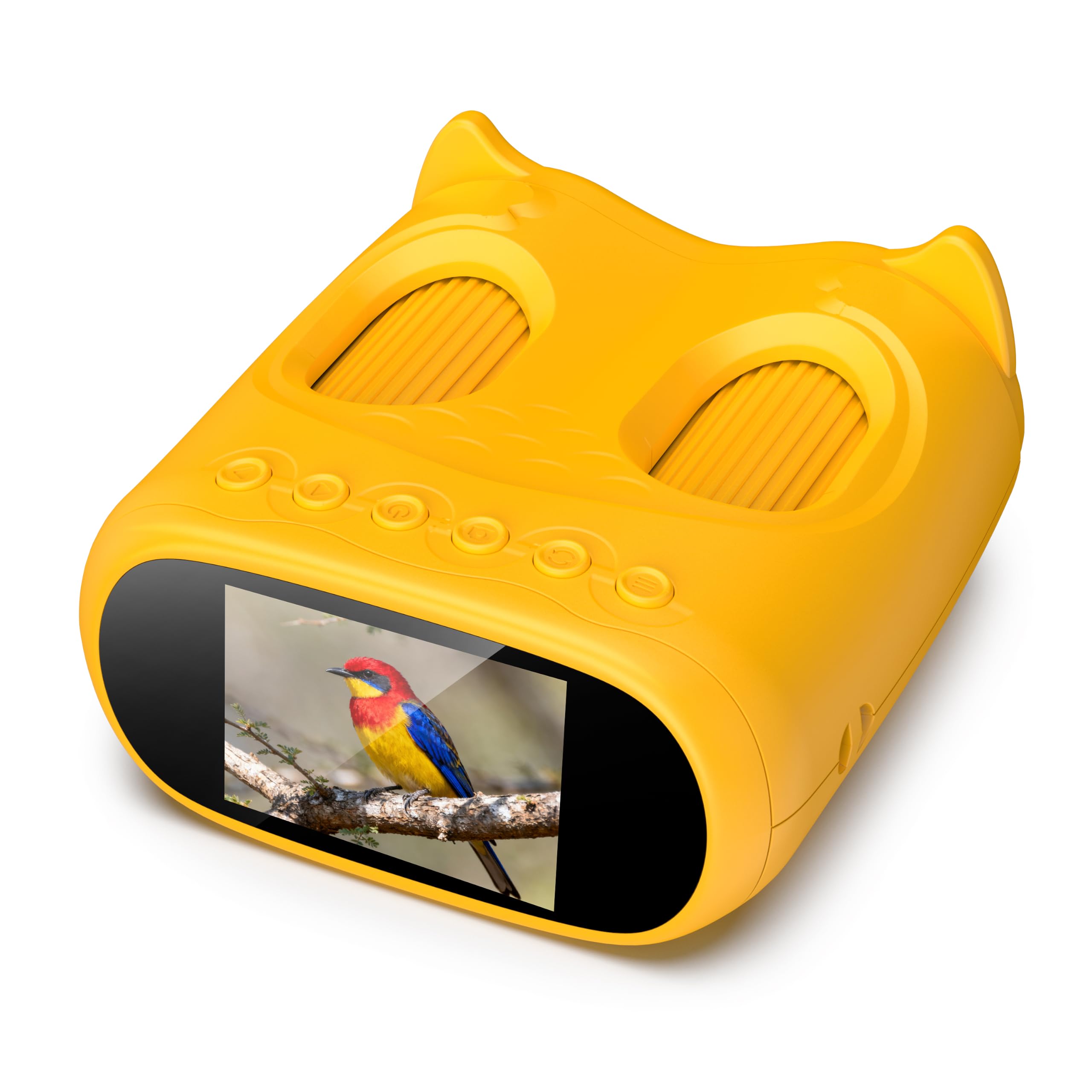 Microscopio e telescopio 2 in 1, mini microscopio tascabile portatile 1000X, binocolo 10X da per bambini, giocattolo scientifico STEM, regalo educativo per bambini e bambine dai 3 ai 12 anni (giallo)