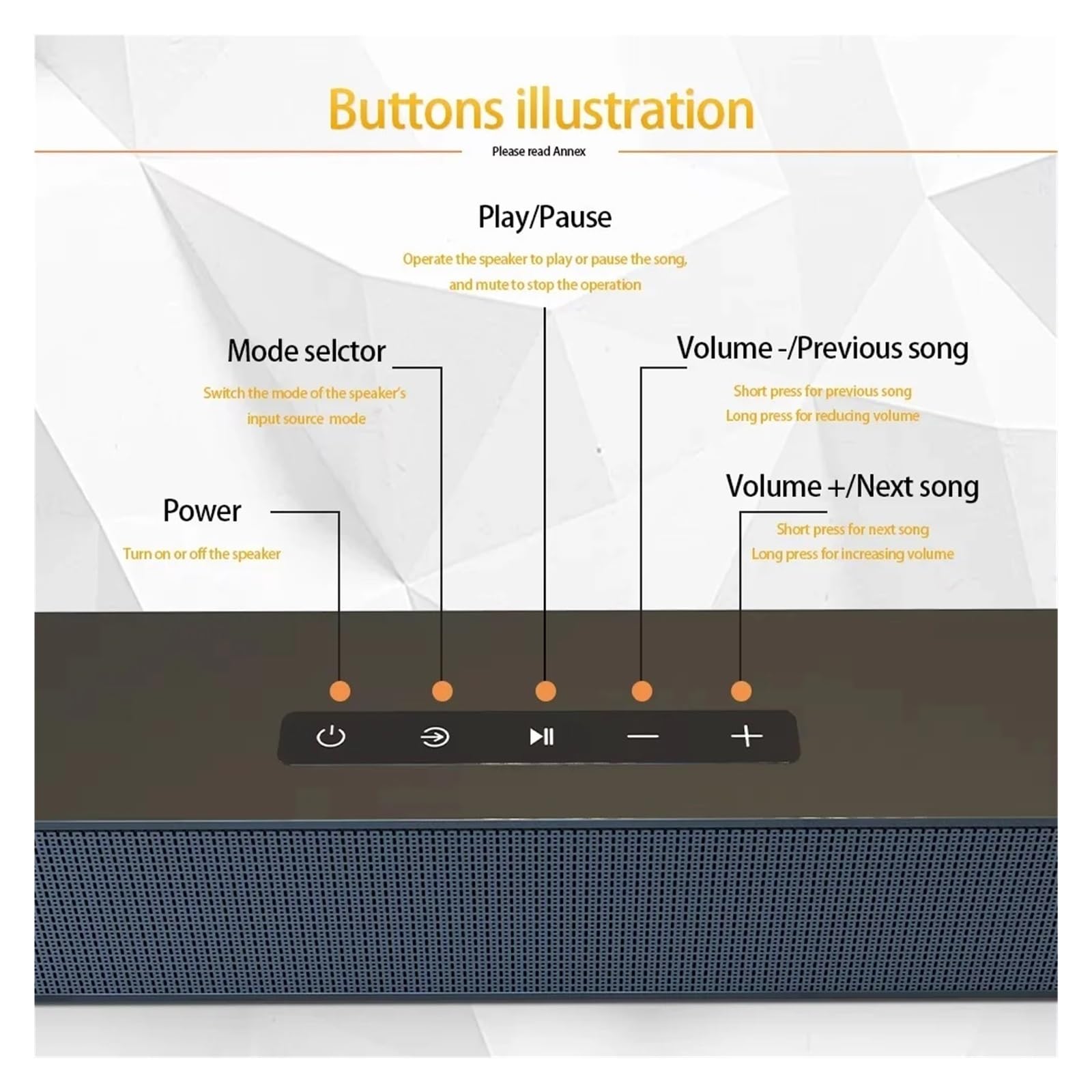 Barra De Sonido Inalámbrica Bluetooth, Altavoz con Cable, Estéreo Envolvente Inalámbrico, Cine En Casa, Proyector TV, Alta Potencia Conectividad VersáTil