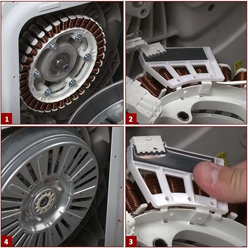 Miniatura 7 de Seentech - Conjunto de sensor de posición del rotor de lavadora LG 6501KW2002A, compatible con lavadoras LG Kenmore, reemplazo PS3529186 AP4440680