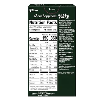 Glico Pocky Matcha Green Tea Matcha Cream Covered Biscuit Sticks Regular (10 Boxes, 1 Pouch Each)