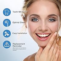 Vista 6 de Cabezales de cepillo de repuesto para Oral B, 16 cabezales de repuesto para cepillos de dientes compatibles con Oral B Pro1000 Pro3000 Pro5000