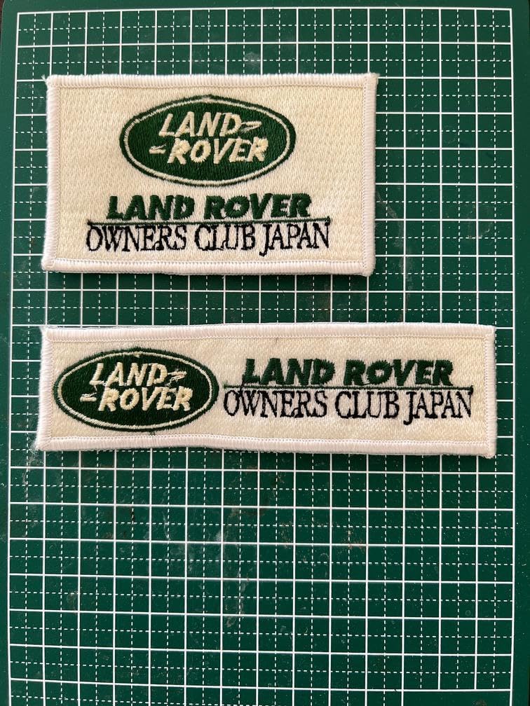 希少 ランドローバー　オーナーズクラブジャパン　公式ワッペン 希少 ランドローバー オーナーズクラブジャパン 公式ワッペン 【公式通販】