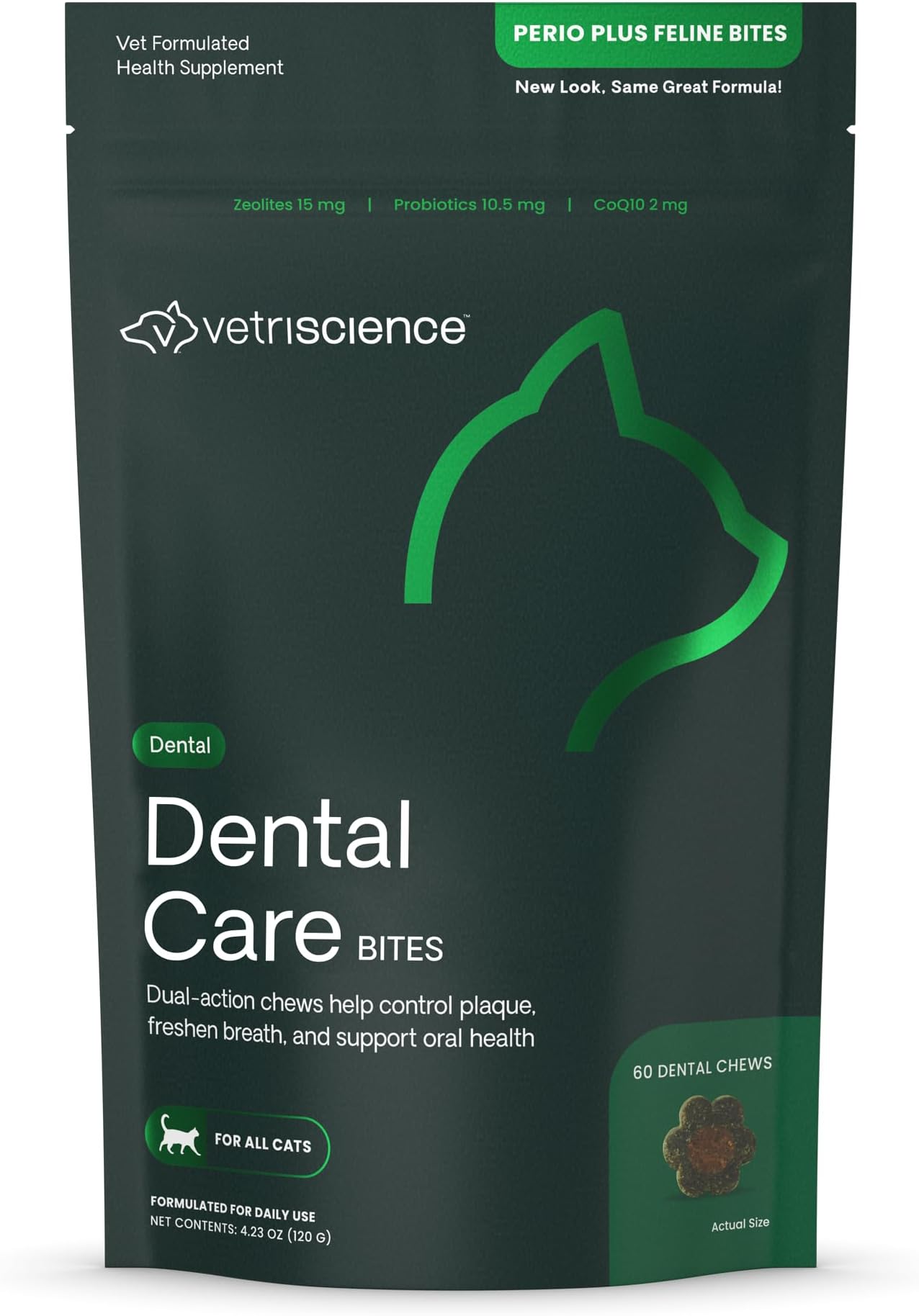 VetriScience® Laboratories - Perio Plus Feline Bites for Pets