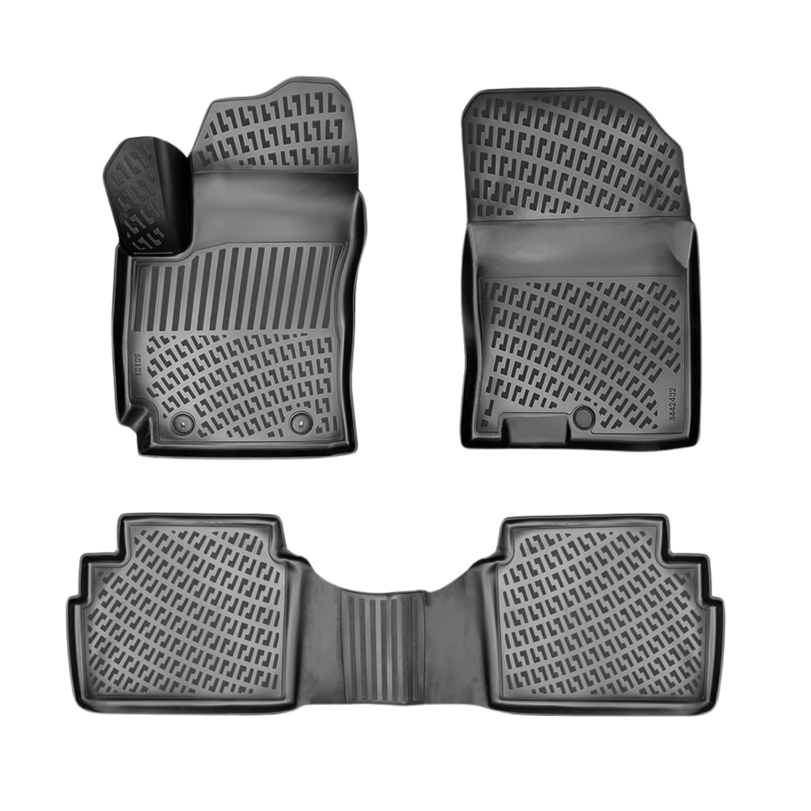 Car Floor Mats Liner Fits Mitsubishi ASX 2023-2024 | Interior Accessories Car Mats Black | Custom Fit Floor Liner for Cars | All Weather Waterproof Durable 3D Liner
