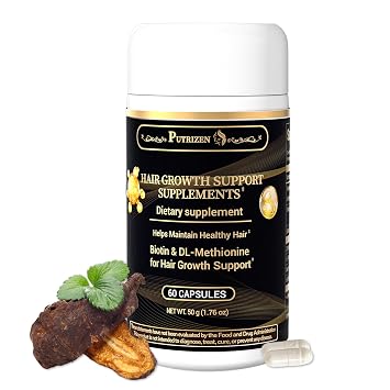 Hair Growth Vitamins for Women with Thinning Hair Advanced Amino Acid & Fo-Ti Formula for Stress-Related & Postpartum Hair Loss Supports Thicker Hair Made in USA 30 Day Supply