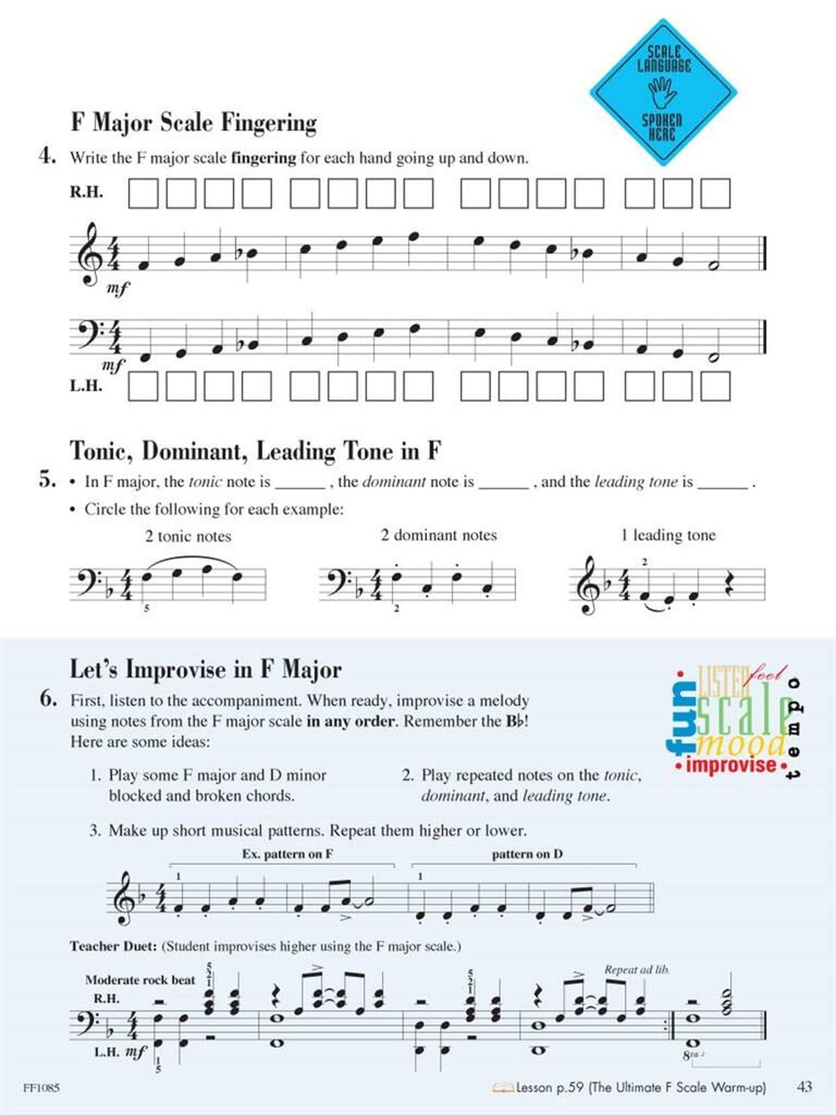 Piano Adventures: Theory Book - Level 2B, 2nd Edition | Beginner Sheet Music Theory Workbook | Learn Chords Rhythm and Scales in C G F | Faber Piano Method Book with Ear Training and Sight Reading — Amazon image 11