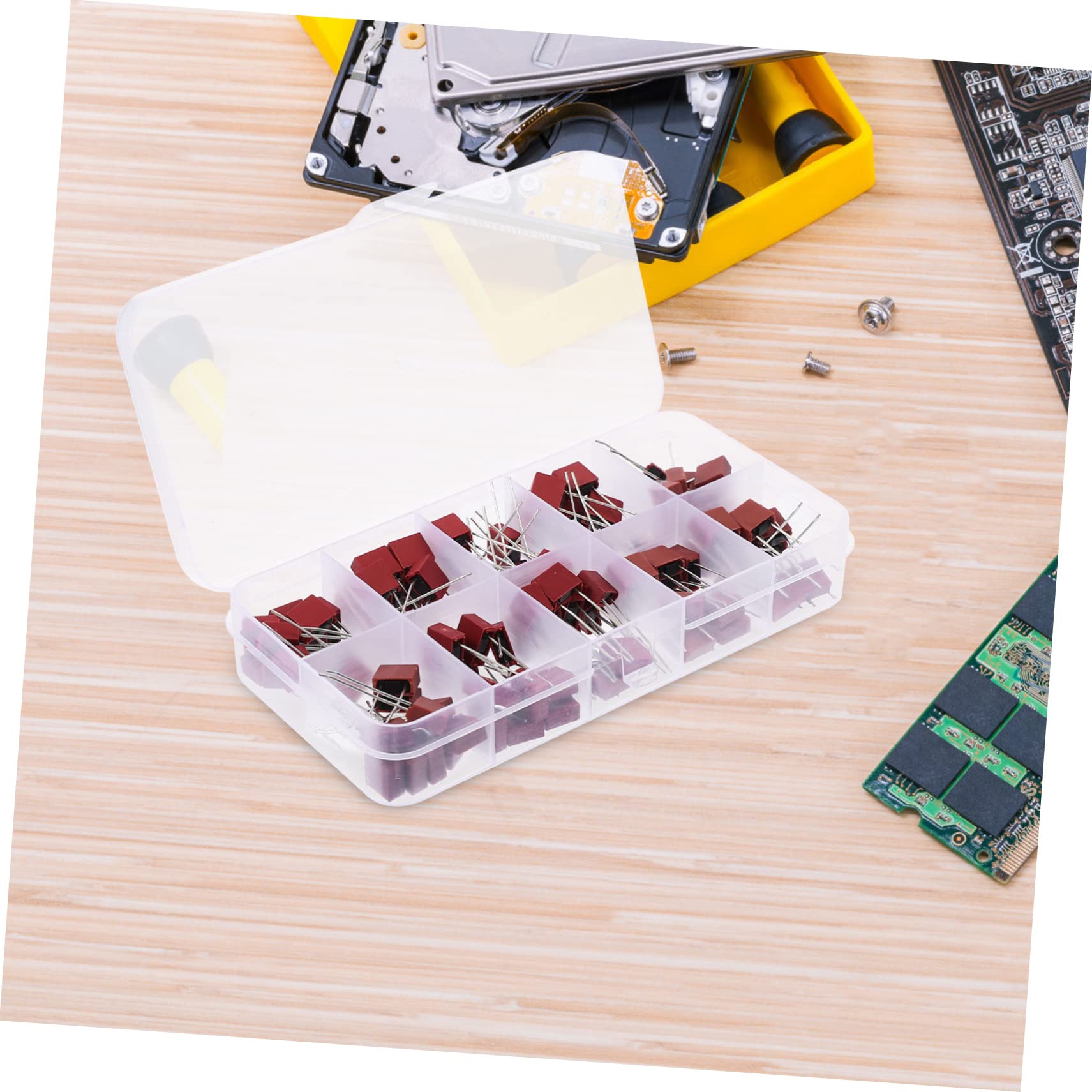 SHINEOFI 3 Set Fusibili Lenti Fusibili Ampere Variabili Confezione da Resistente per Elettrici e Automotive