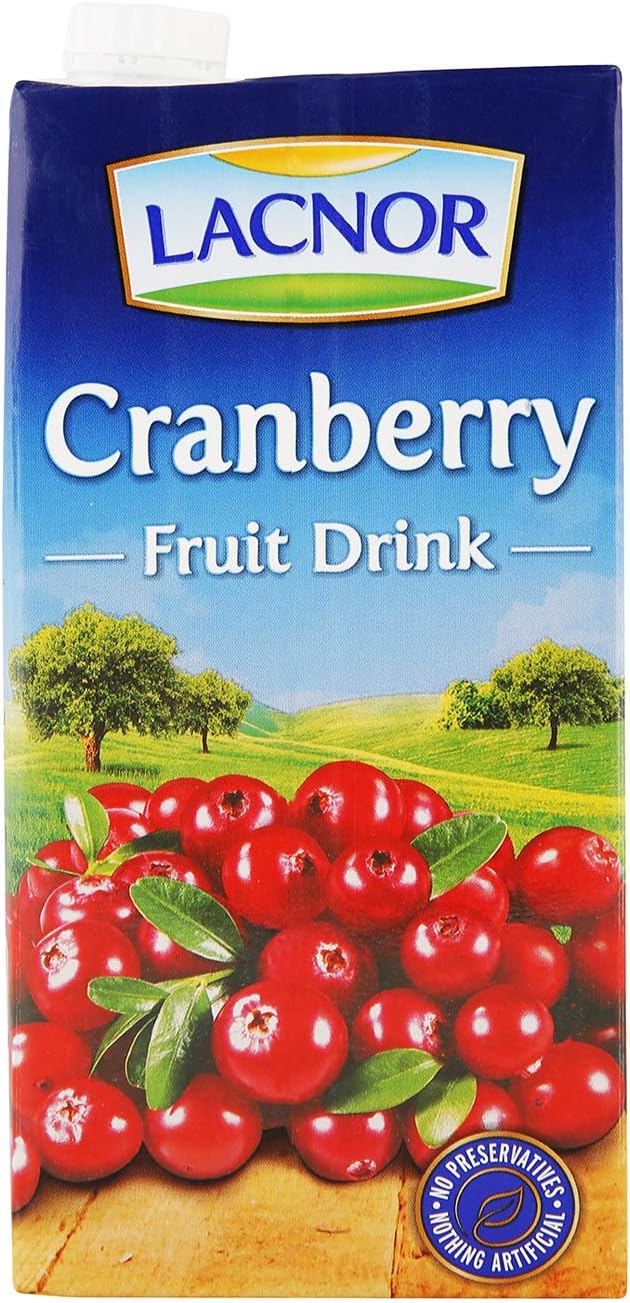 Lacnor Essentials Cranberry Fruit Drink 1Litre