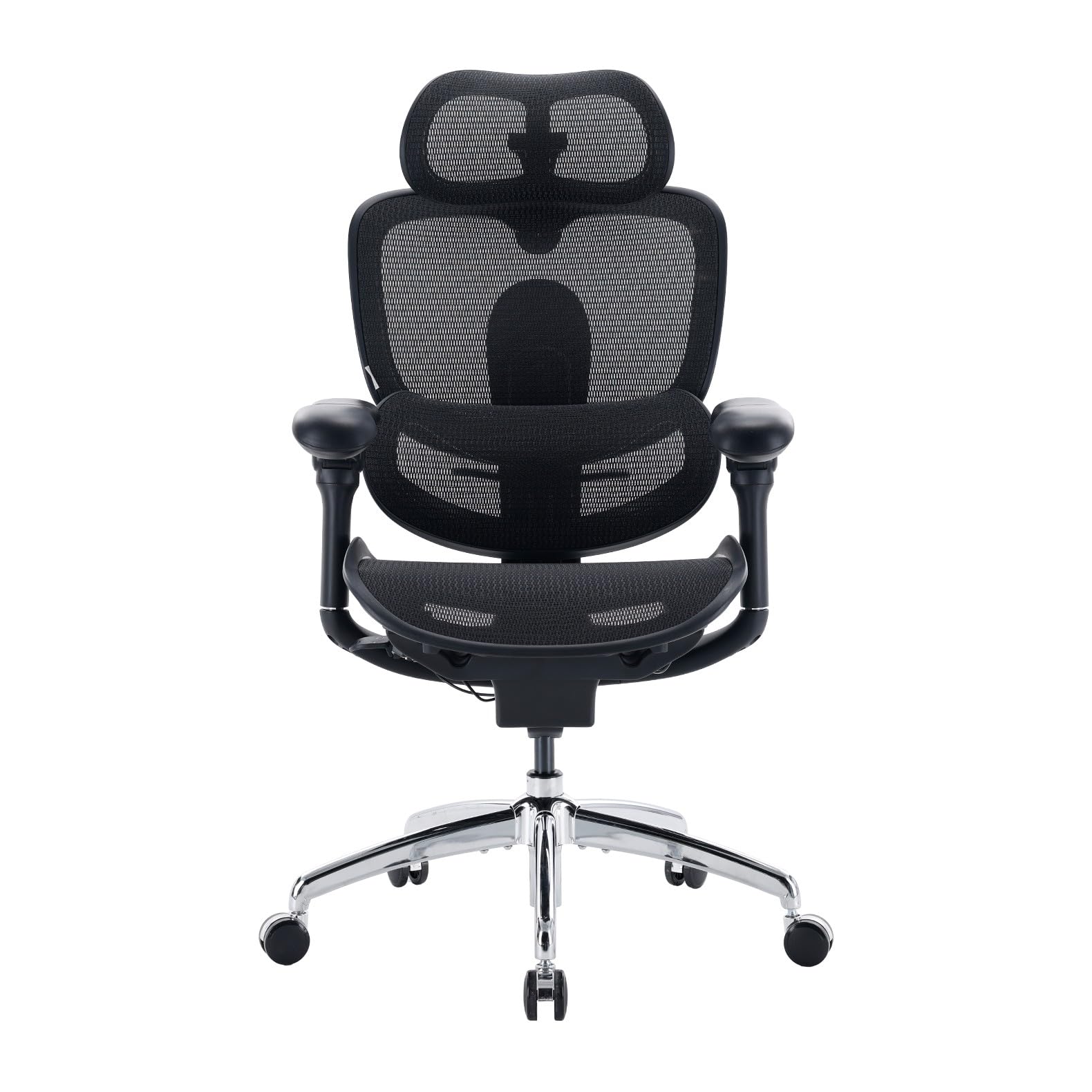 SIHOO Doro C300 Pro V2 Fauteuil de Bureau Ergonomique avec Double Support Lombaire Dynamique et Accoudoirs 6D Coordonnés – Réglable pour Home Office et Gaming, Noir