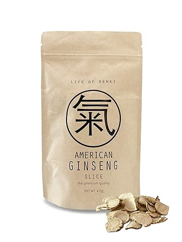 Té de raíz de ginseng americano de 4 onzas, cultivado y fabricado en Wisconsin, Estados Unidos, sin OMG