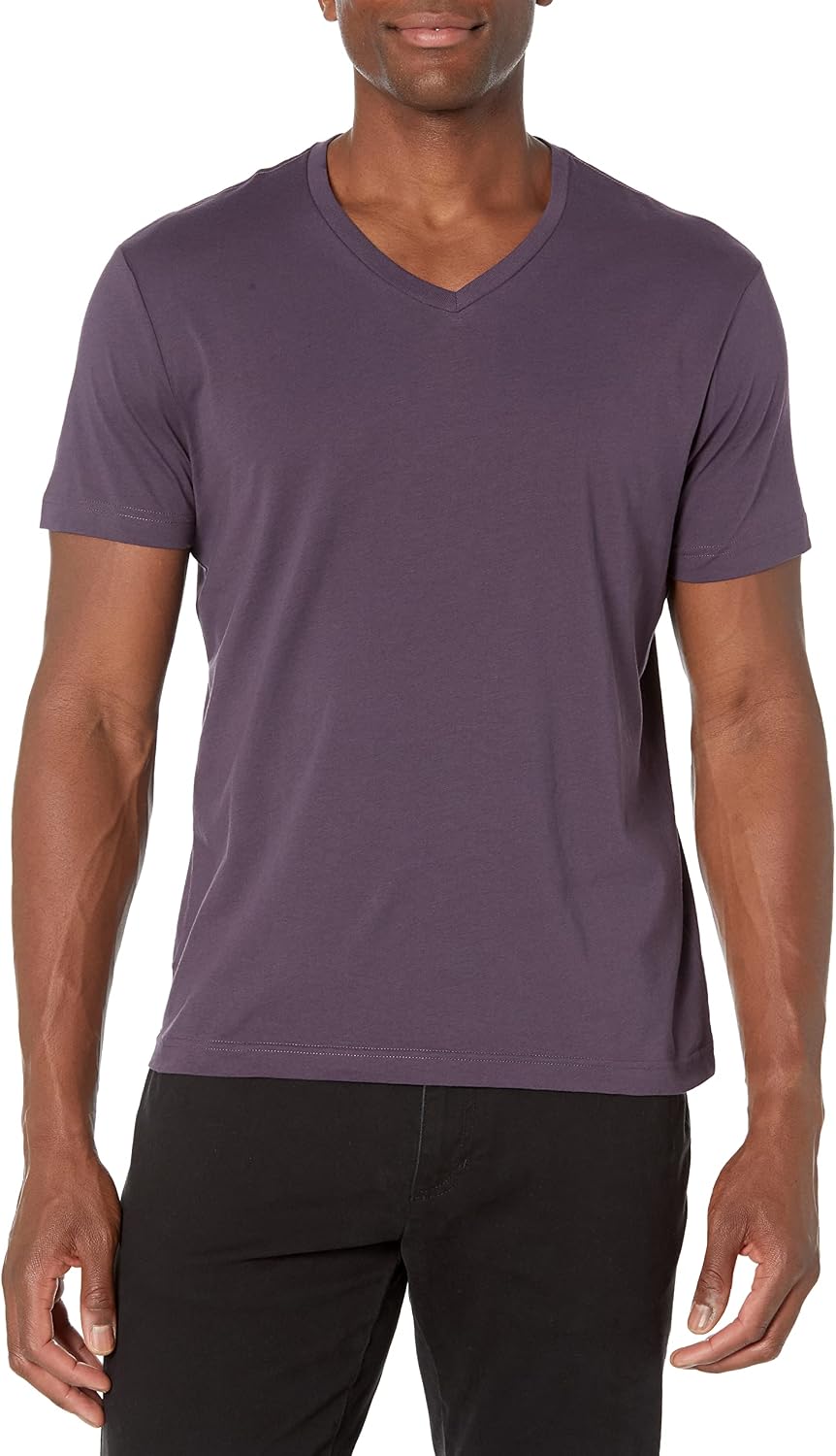 Goodthreads Men's Slim-Fit Short-Sleeve Cotton V-Neck T-Shirt (Available in Tall)