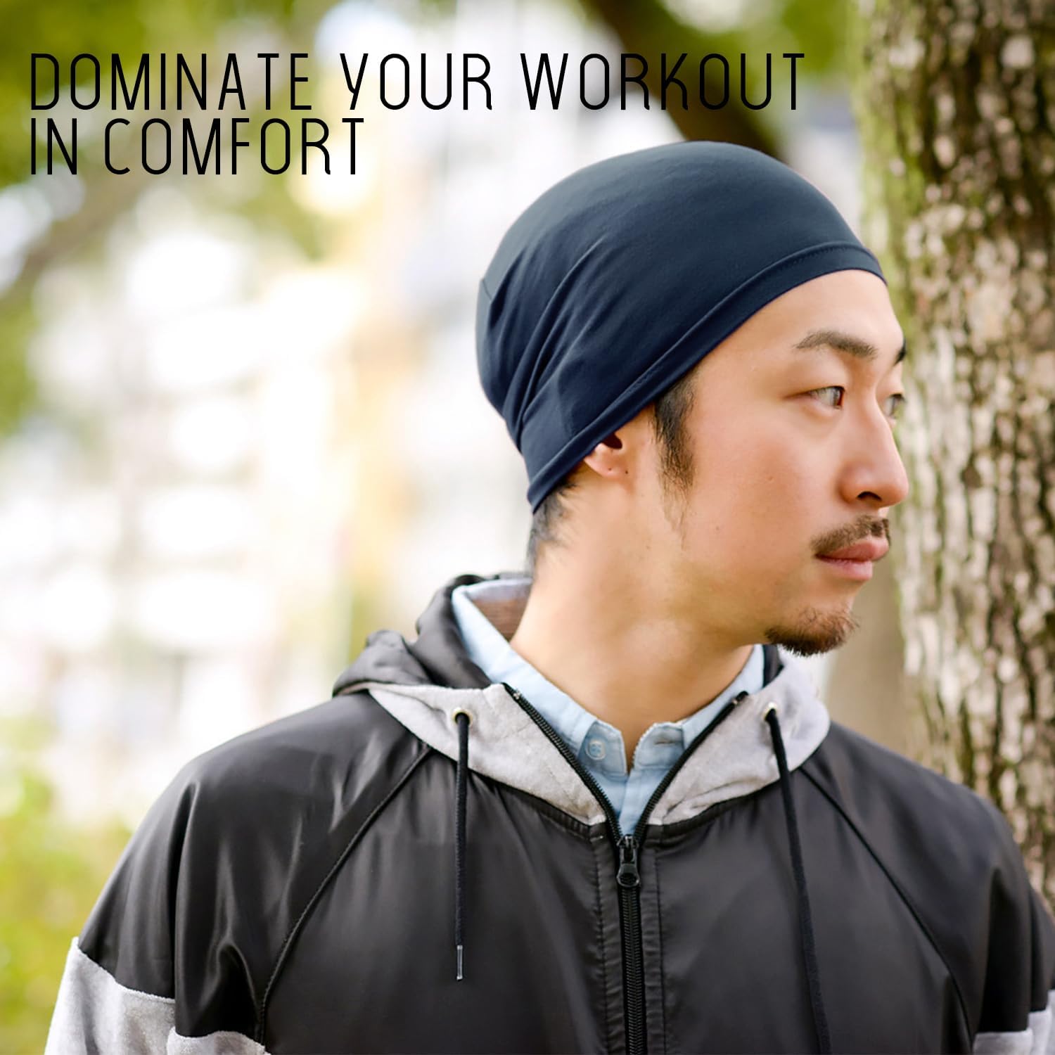 CHARM Mens Sports Beanie Hat - Thermal Workout Gear Womens Gym Outdoor Sweat Cap