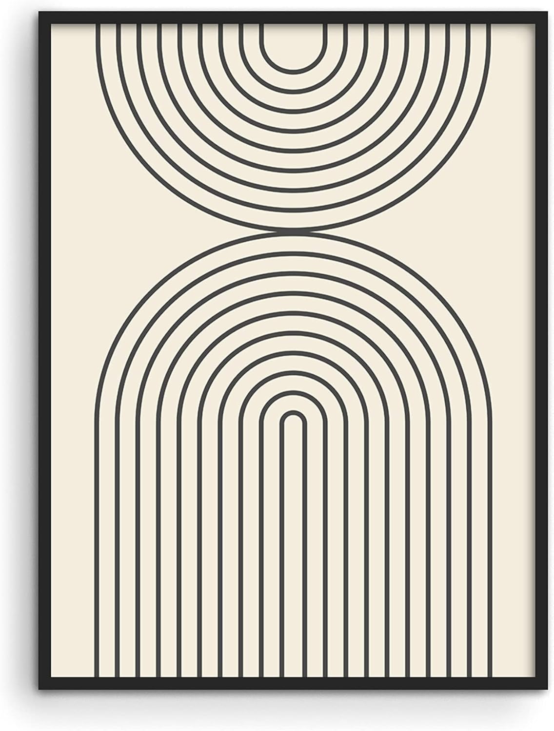 Haus and Hues Boho Wall Art Framed, Framed Wall Art Boho