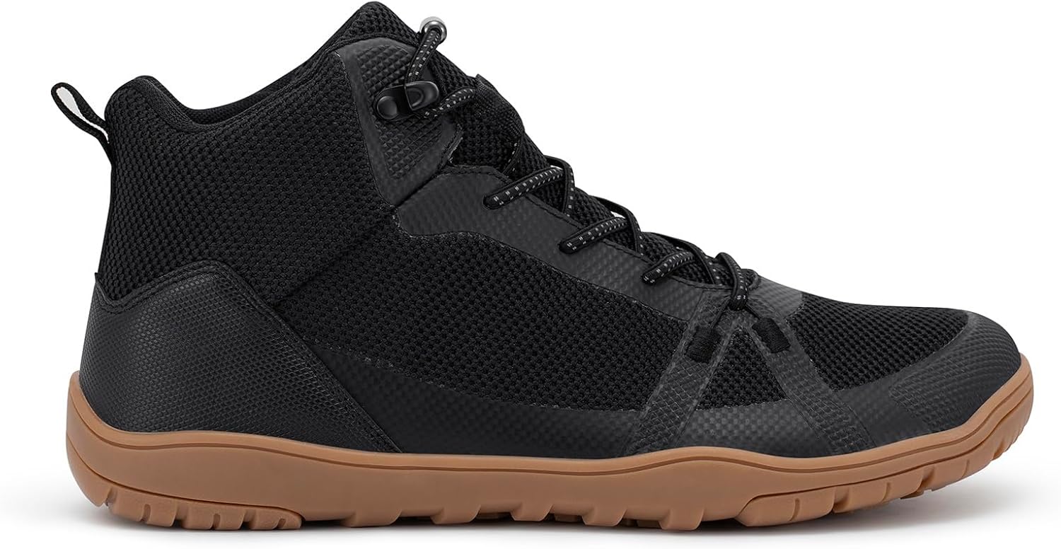 Men's Barefoot Boot - Zero Drop Wide Toe Minimalist Sneakers Ankle Support Hiking Shoes - Image 4