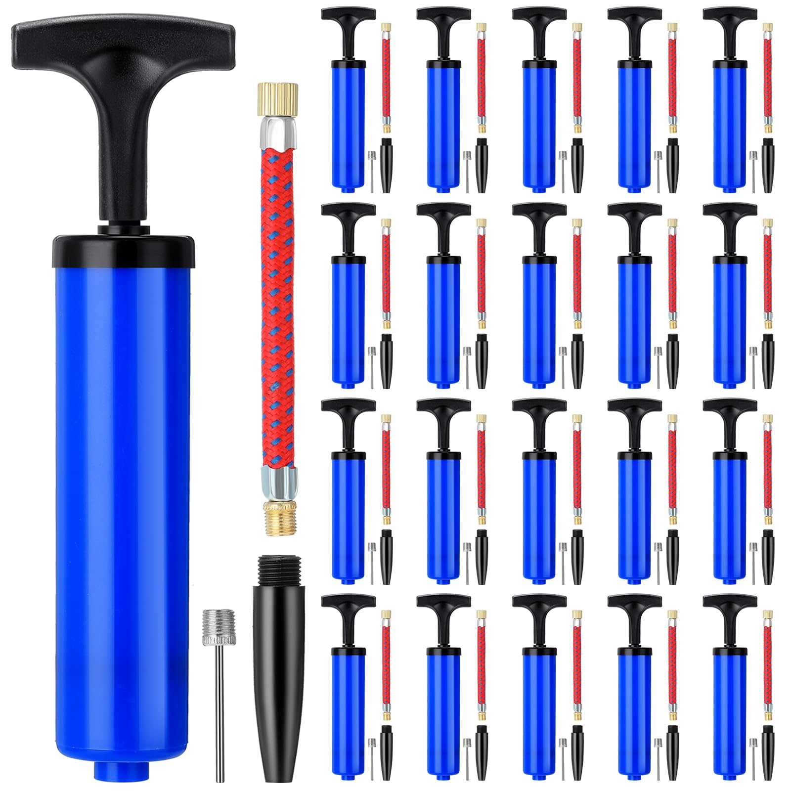 Portable Ball Pump Jerify 20 Sets Ball Pump Kit - 8 Inch Portable ...